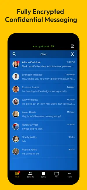 KeeperChat Encrypted Messenger screenshot 2