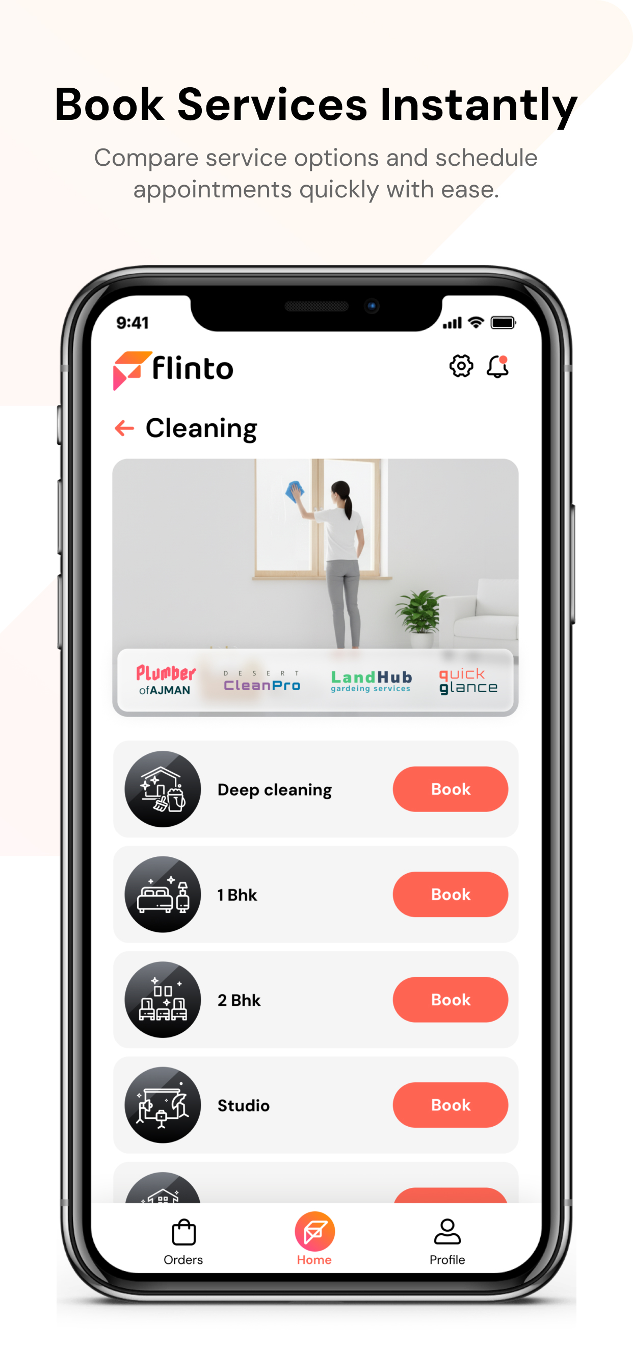 Flinto: Booking services screenshot 2