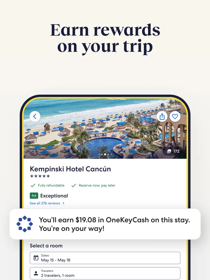 Expedia iPad screenshot 3