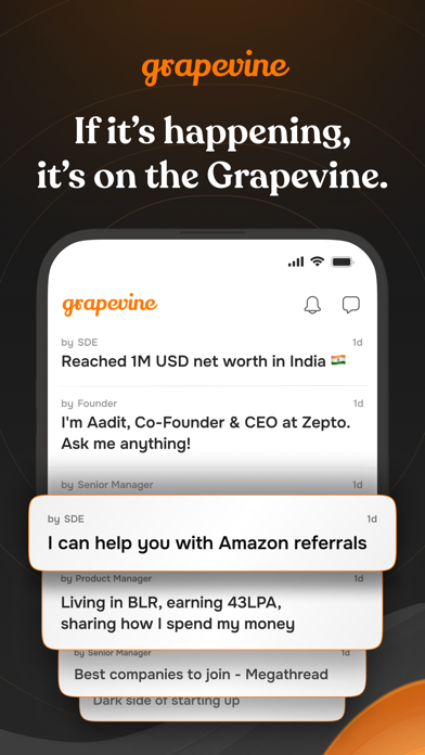 Grapevine: 150K Professionals Screenshot