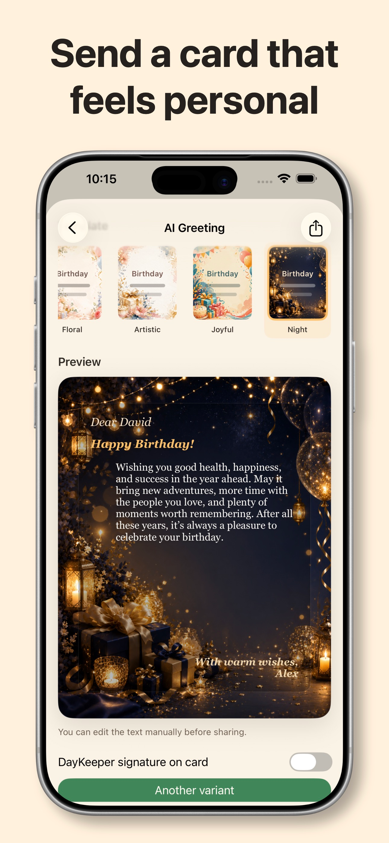 DayKeeper: Birthdays & More screenshot 3