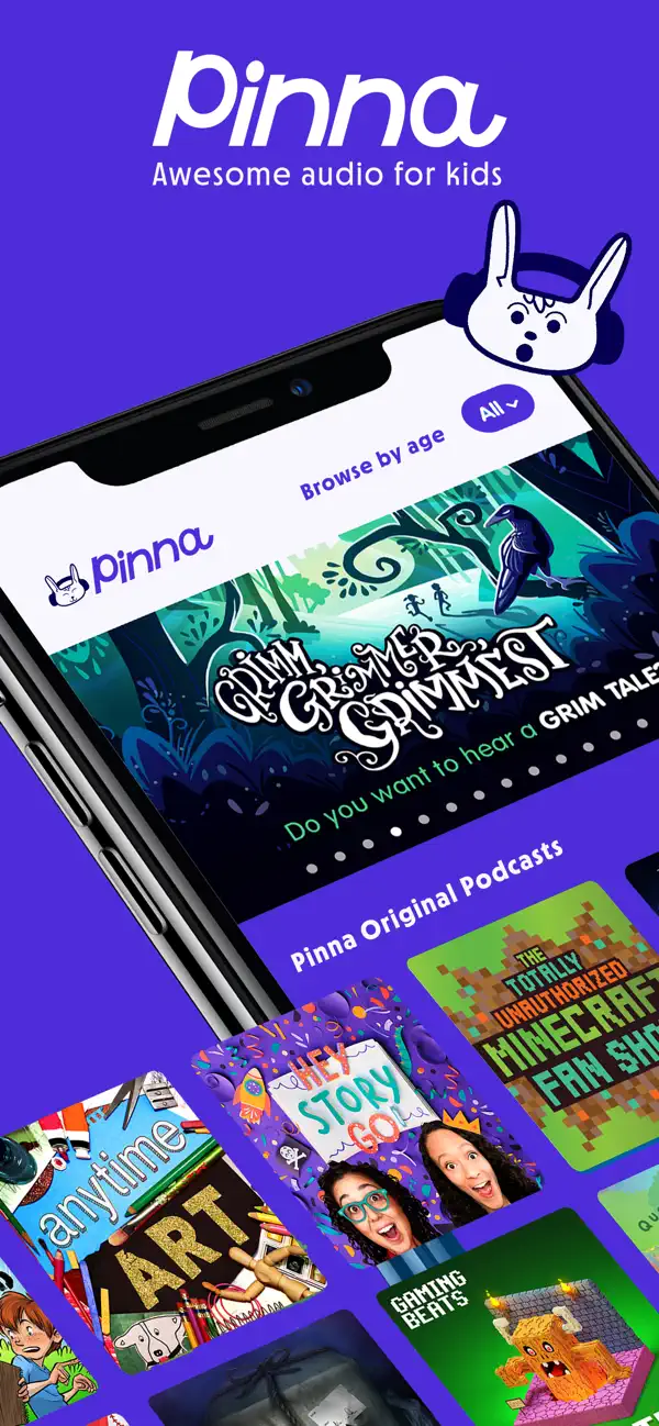 Screenshot #1 pour Pinna: Audio stories for kids