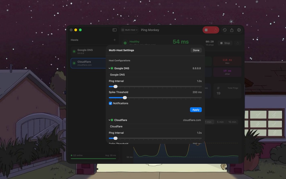 #10. Ping Monkey (macOS) Göre: Danny Bolick