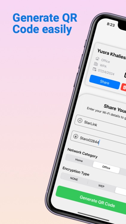 Wi-Fi Share - wifi QR helper