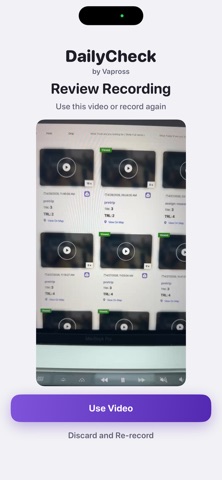 DailyCheck Driver iPhone screenshot
