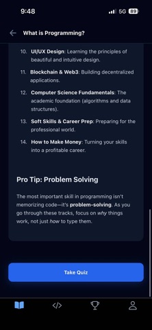 Learn Programming - Code iPhone screenshot