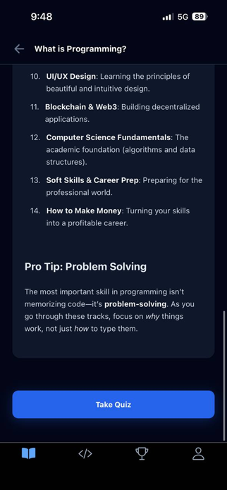 Learn Programming - Code Screenshot 4 of 10