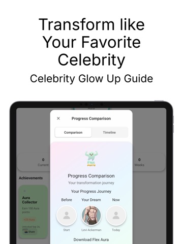 Flex Aura - AI Fitness App iPad screenshot