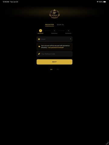 App screenshot