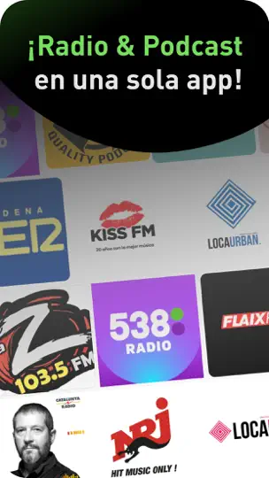 Captura de pantalla de Radio.es - Radio Y Podcast en iPhone 1