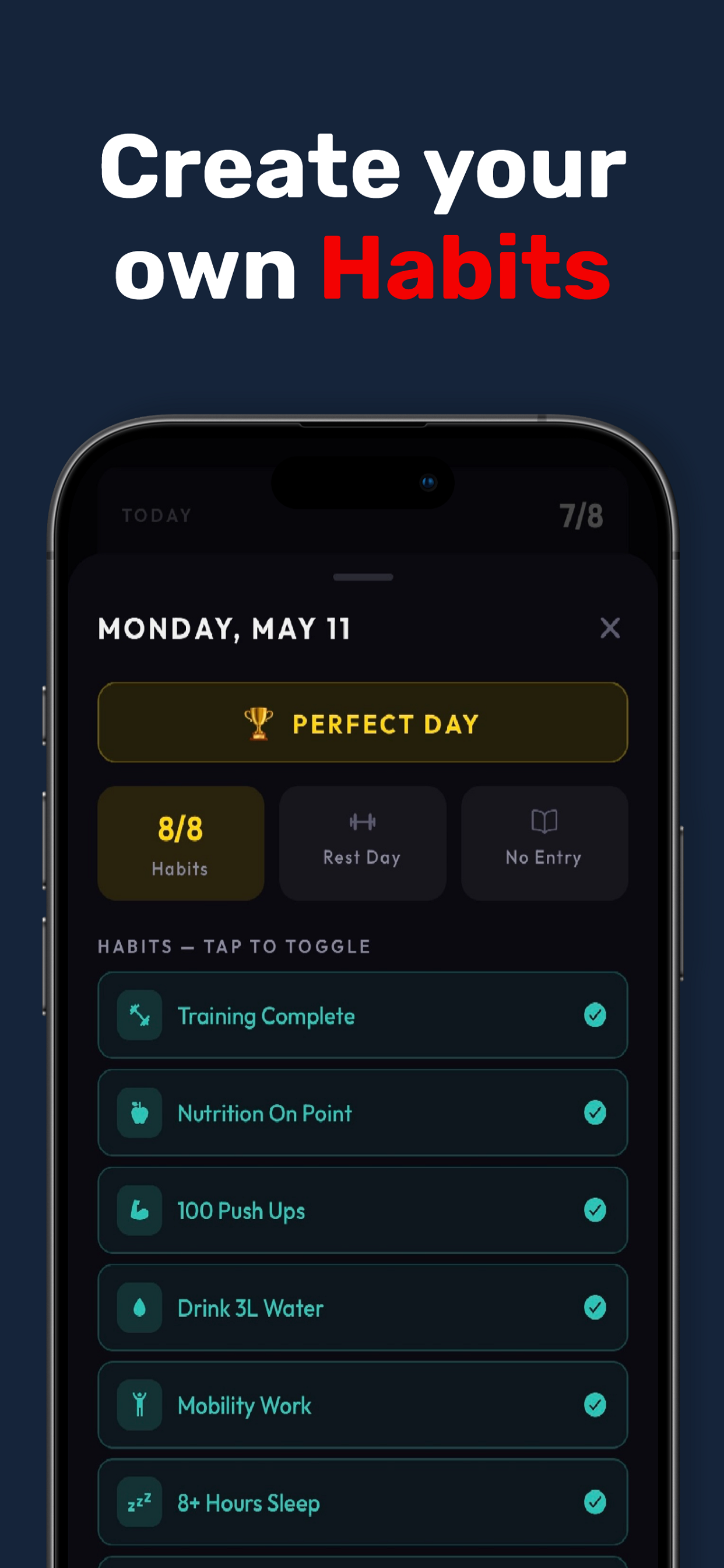 Habit Tracker - Focused Body screenshot 8