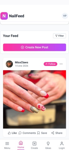 NailFeed: Nail Art Ideas iPhone screenshot