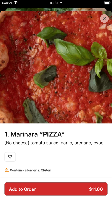 Pizzaluté iPhone screenshot 3 - Food & Drink app