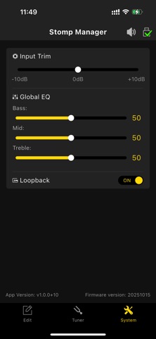 Stomp Manager Screenshot 3 of 3