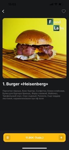 FoodLabs Screenshot 2 of 4