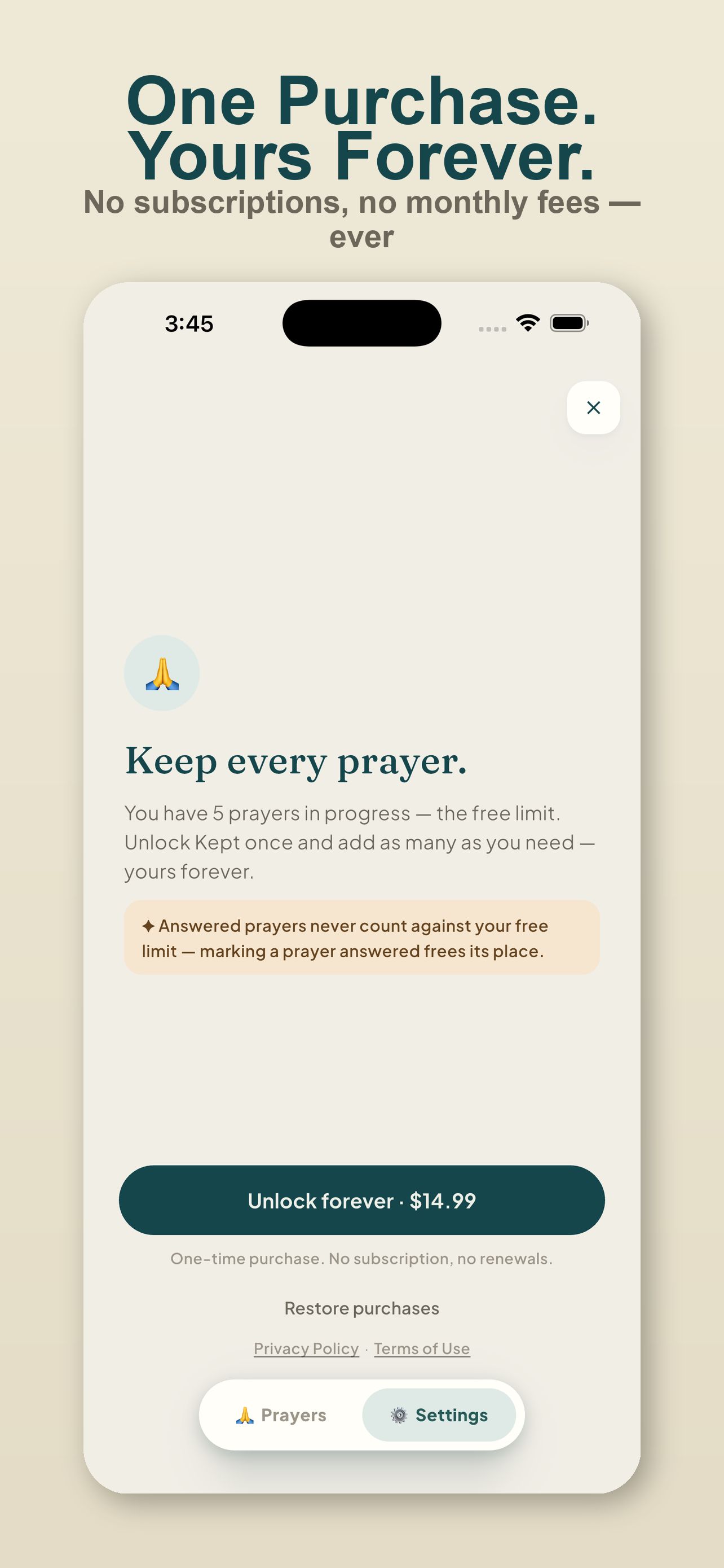 Kept: Prayer Journal screenshot 6