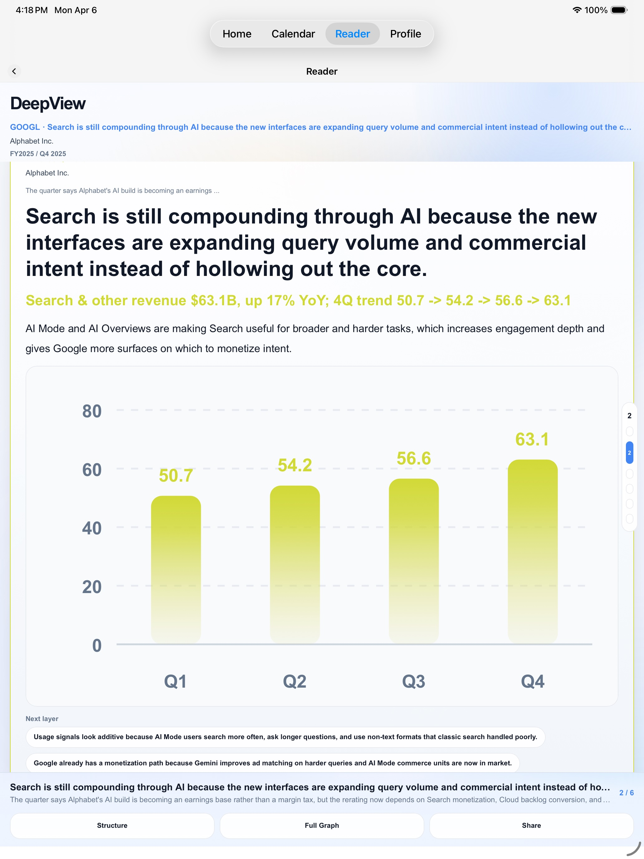 Financial Reports Deep Reading