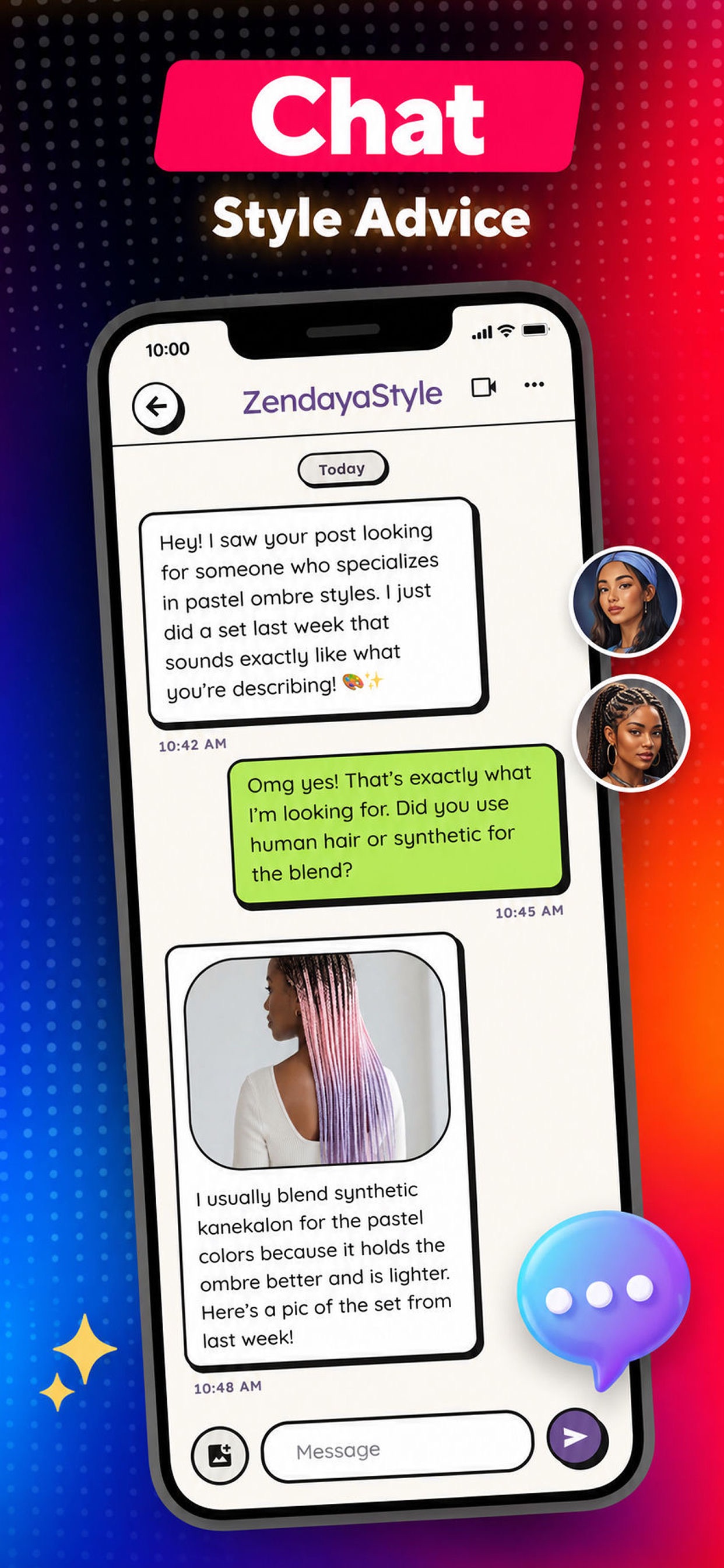 Screenshot 4 of Bela: Braids,Discover,Styles