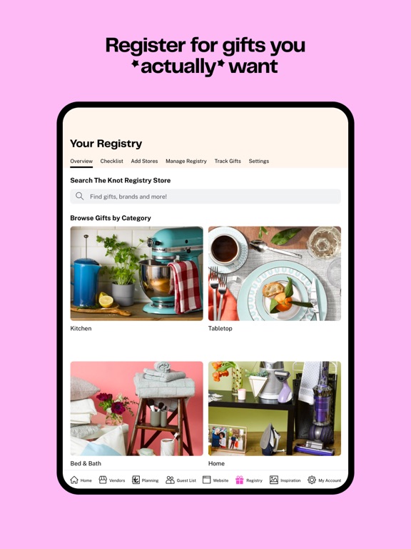 The Knot Wedding Planner iPad screenshot 7 - Lifestyle app