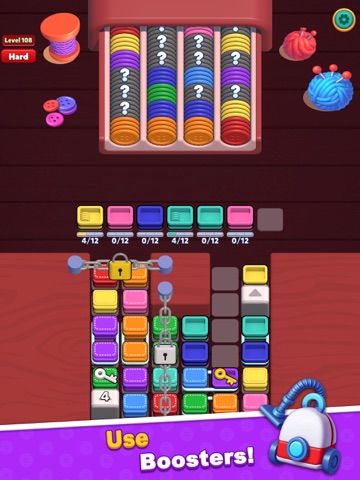 Color Button Sort iPad screenshot