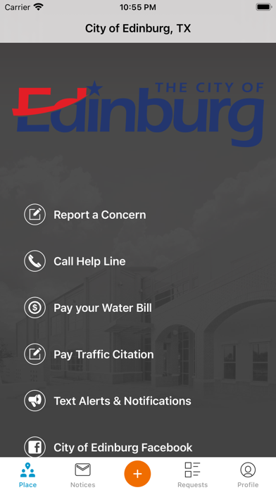 Screenshot 1 of Edinburg 311 App