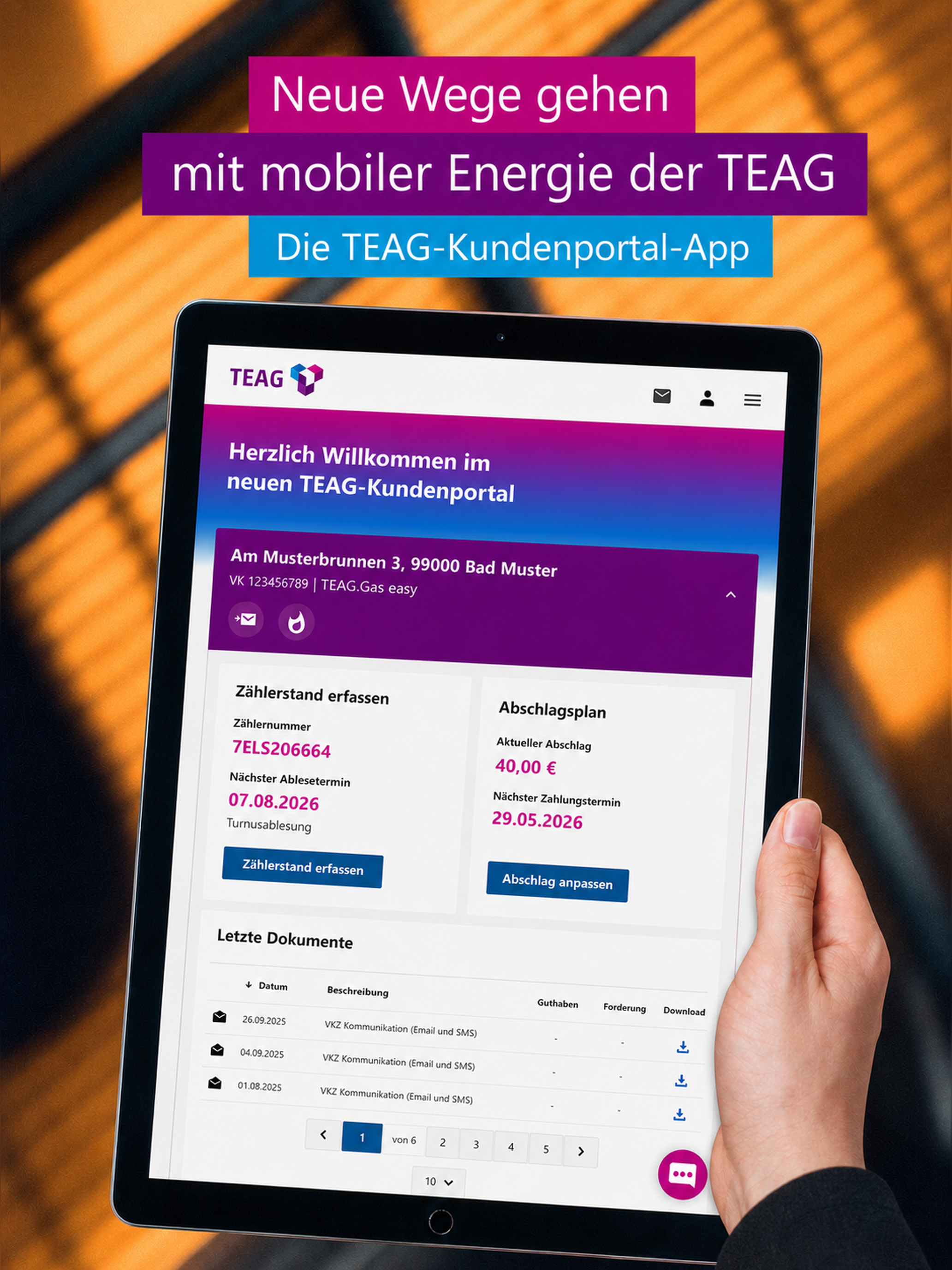 TEAG Kundenportal