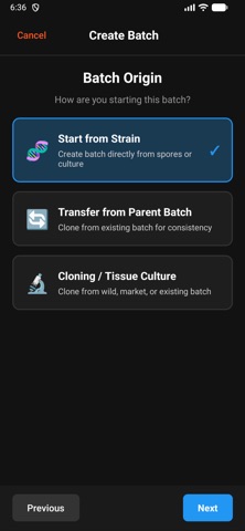 MycoHub screenshot