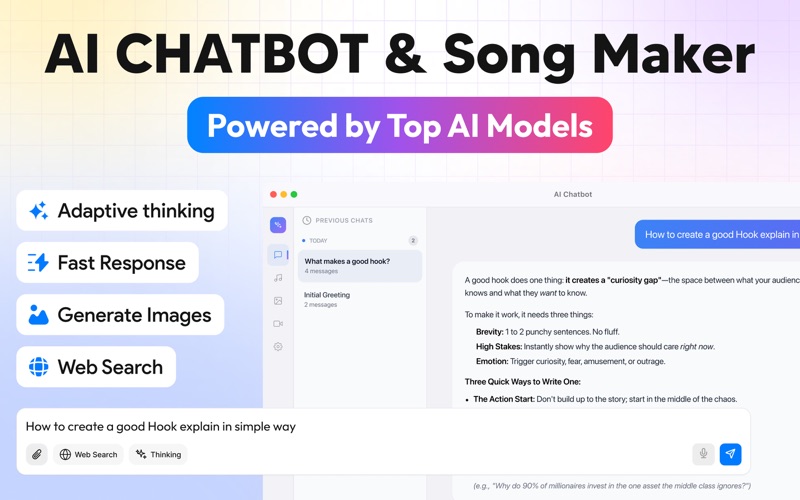 Gemen AI: Chat AI Assistant iPhone screenshot