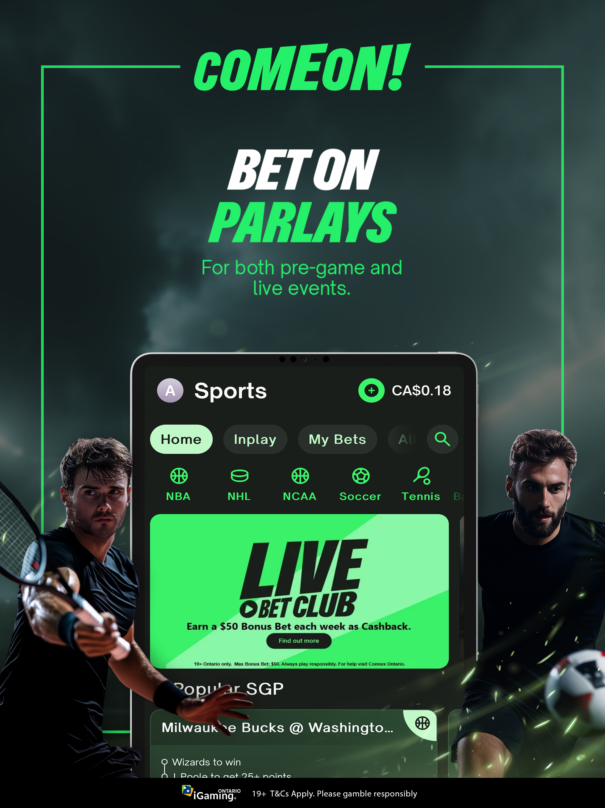 ComeOn! Casino Online & Bet screenshot 9