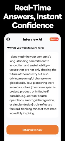Interview AI - AI Copilot iPhone screenshot