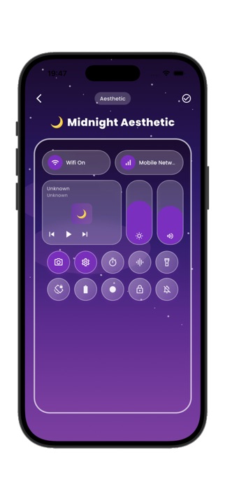 Control Widget: Theme & Panels Screenshot 4 of 5