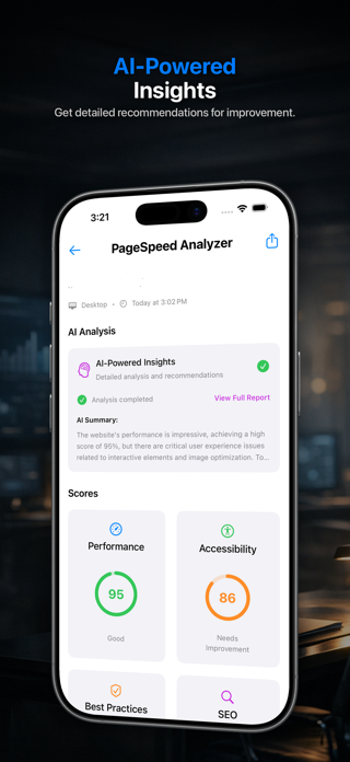 PageSpeed: SEO Audit & Speed Screenshot 2 of 4