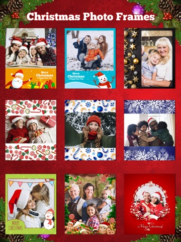 Christmas Frames & Stickers iPad screenshot