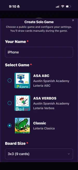 Austin Spanish Academy Loteria screenshot 4
