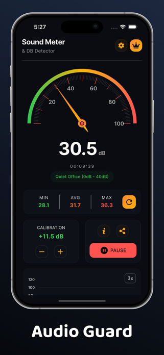 Sound Meter & dB Detector Screenshot 2 of 5