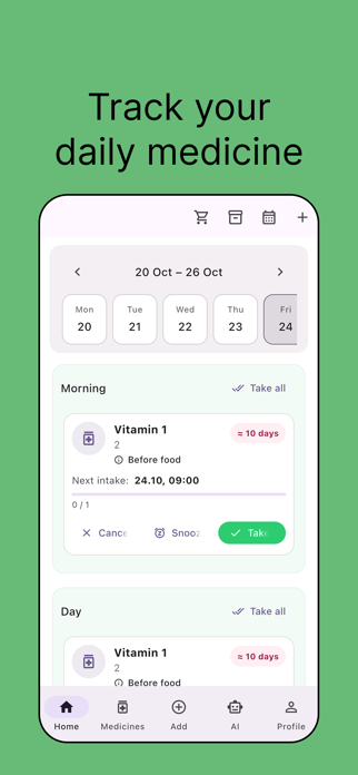PIllapp: Medication Reminder Screenshot 1 of 8