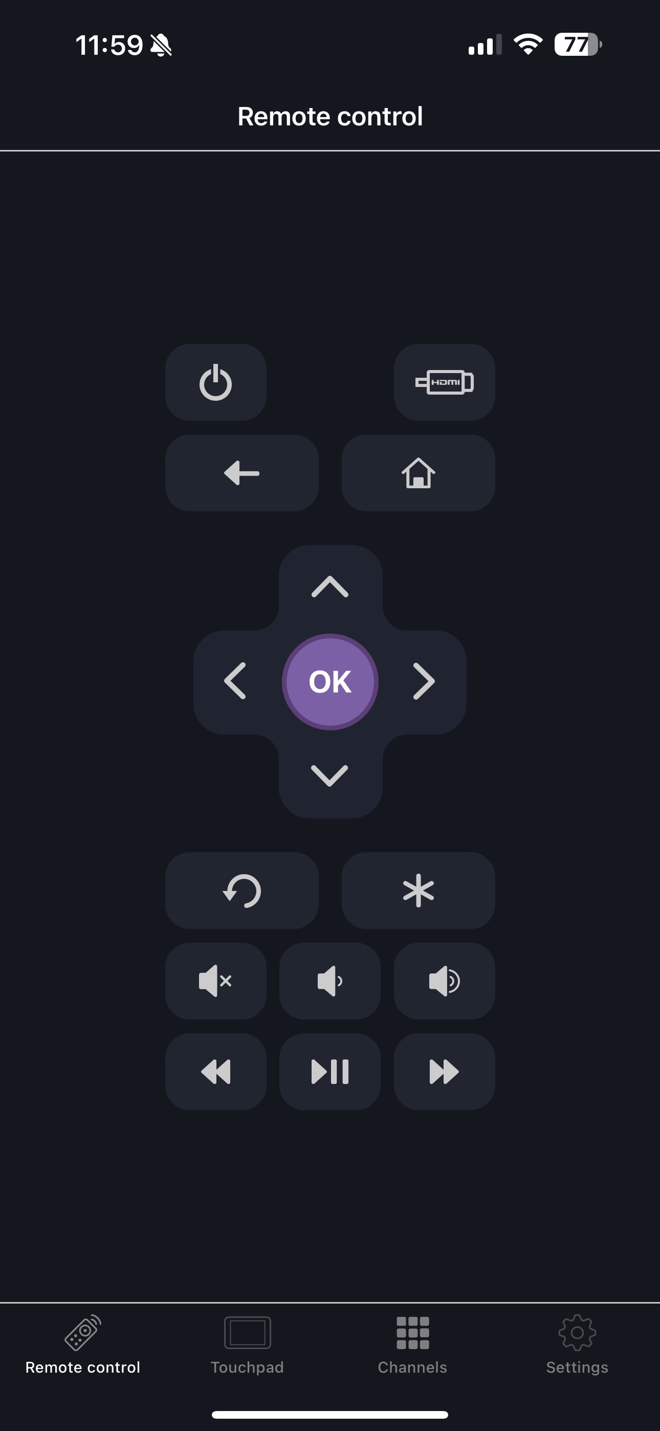 Screenshot 1 of Rokie - Remote for Roku Player