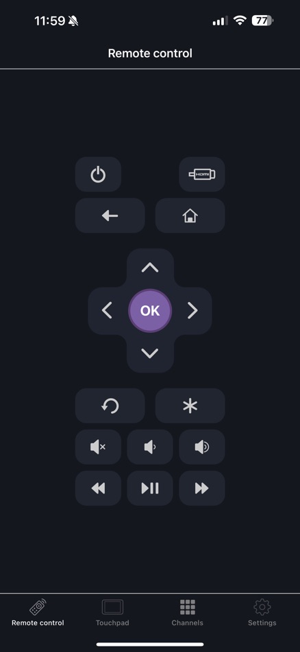 #1. Rokie - Remote for Roku Player (iOS) De: KRAFTWERK 9 LTD