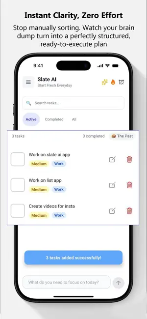 Slate AI: Daily Focus Planner screenshot 4