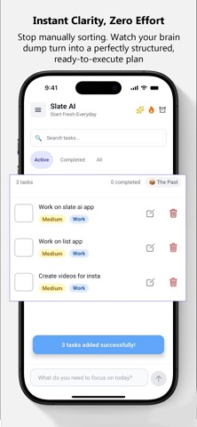 Slate AI: Daily Focus Planner Screenshot 4 of 6