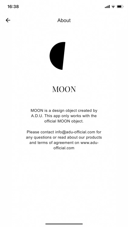 Moon design object