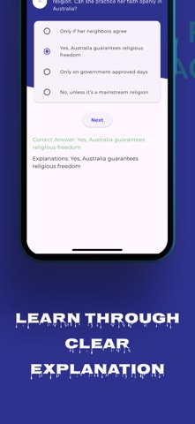 AU Citizenship Test Prep Screenshot 4 of 9