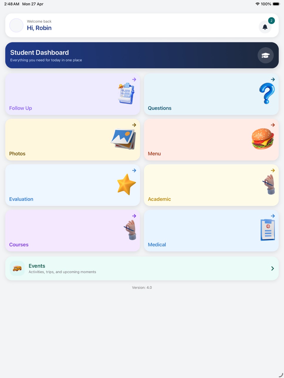 iPad screenshot