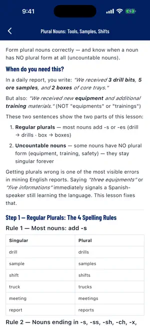 English for Miners screenshot 1