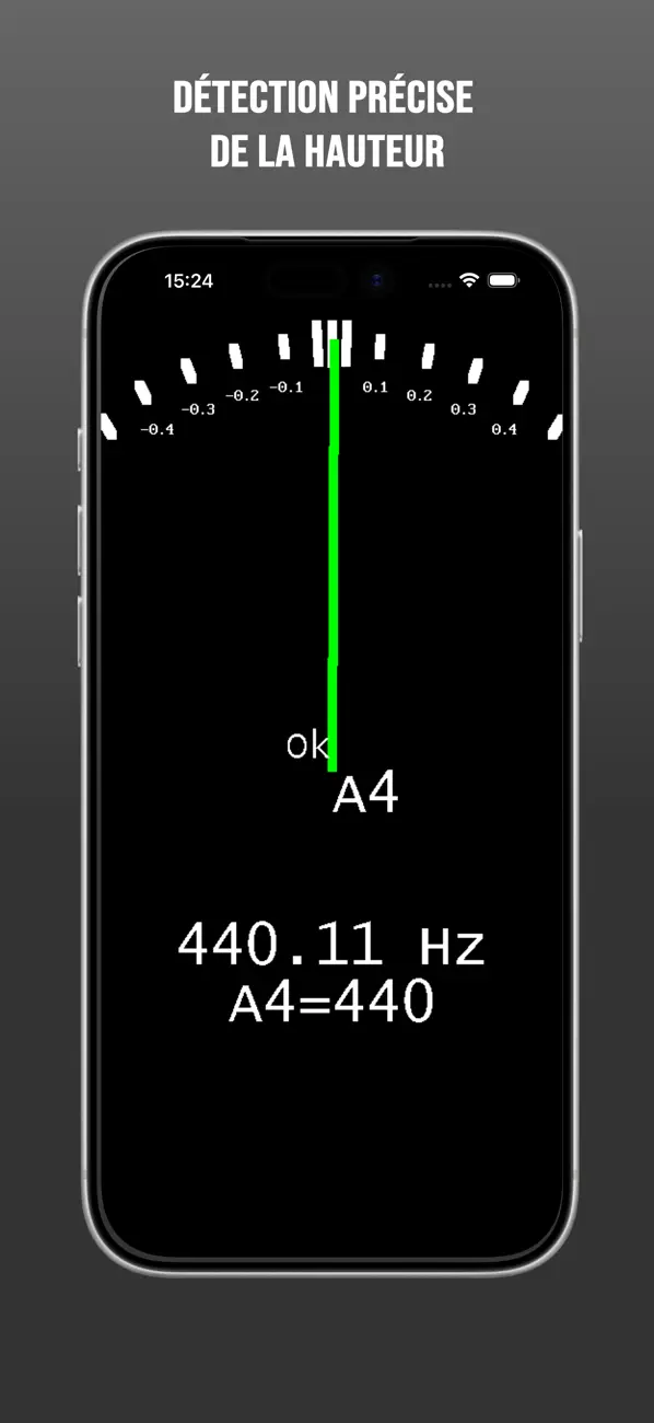 Screenshot #1 pour Guitar Tuner Light