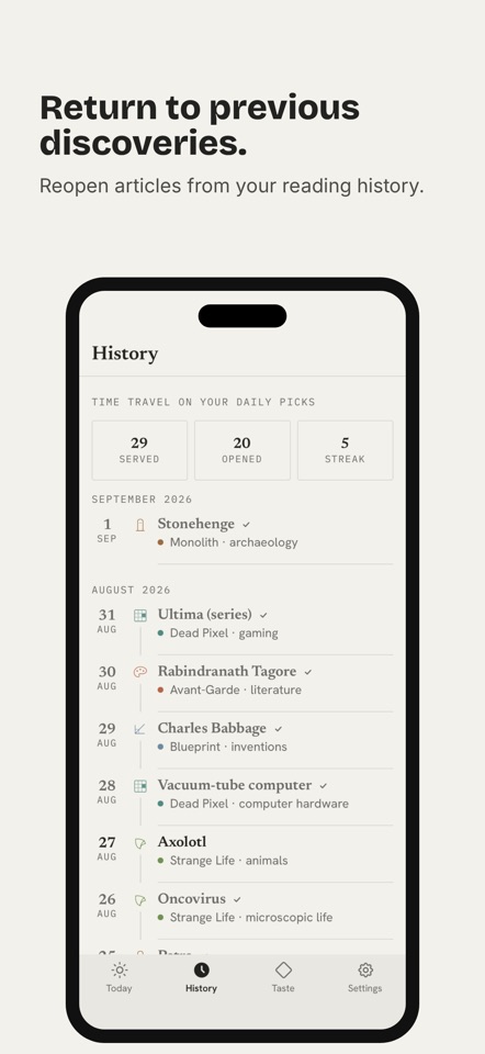 dailypedia: one article a day screenshot 6