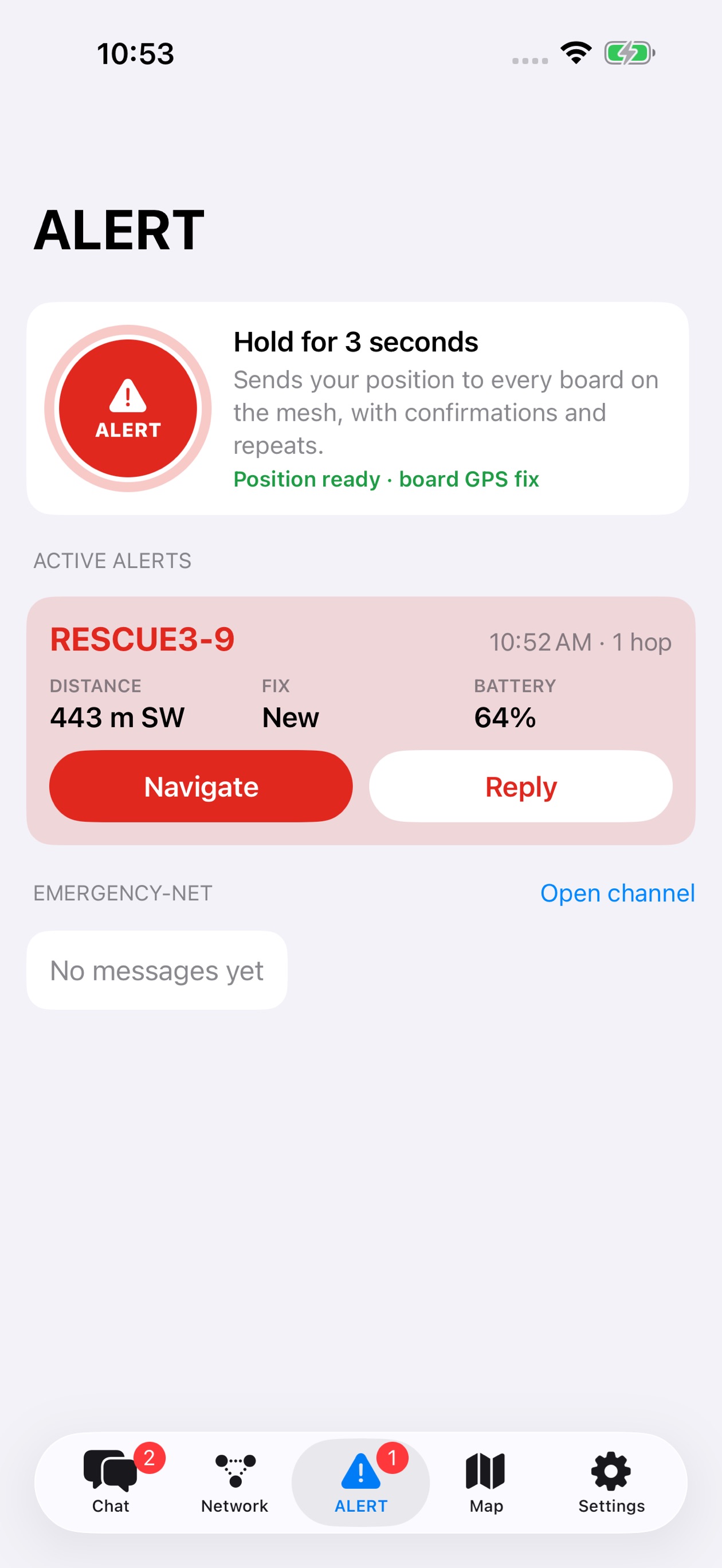 Screenshot 1 of ResQMesh
