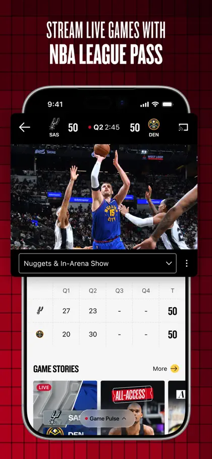 Screenshot 3 di 6 di NBA: Live Games & Scores