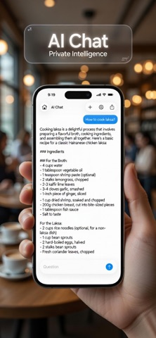 AI Chat: Private Intelligence iPhone screenshot