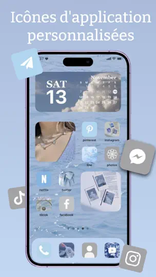 Capture d'écran de Themes: Widget, Fond D'écran sur iPhone 3